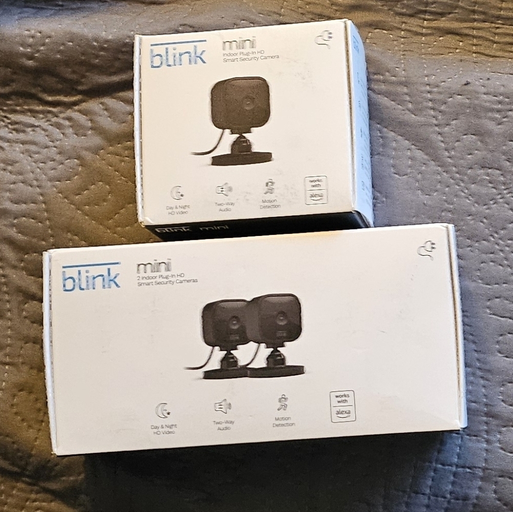 3 - Blink Mini Cameras CROSS-LISTED SOLD